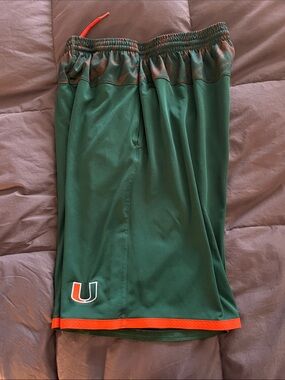 adidas University of Miami Men S shorts w/ logo & U